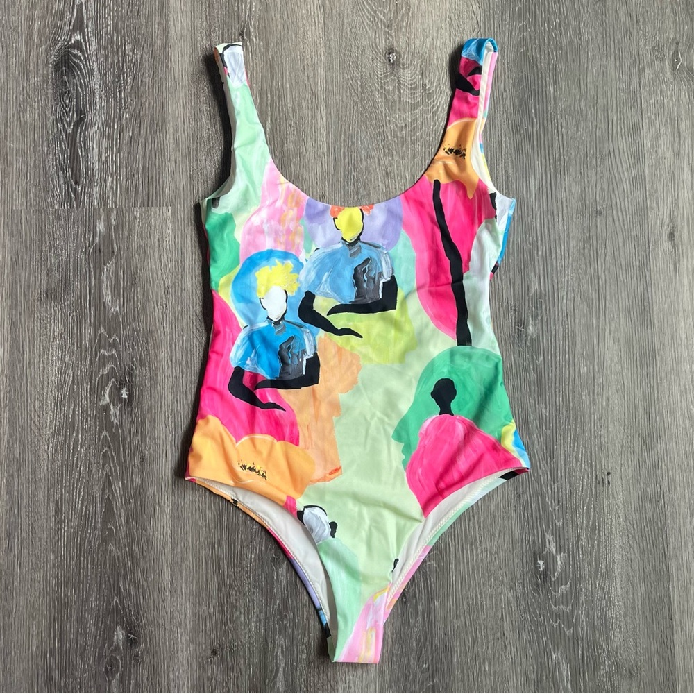 Stine Goya one piece swimsuit colorful XS